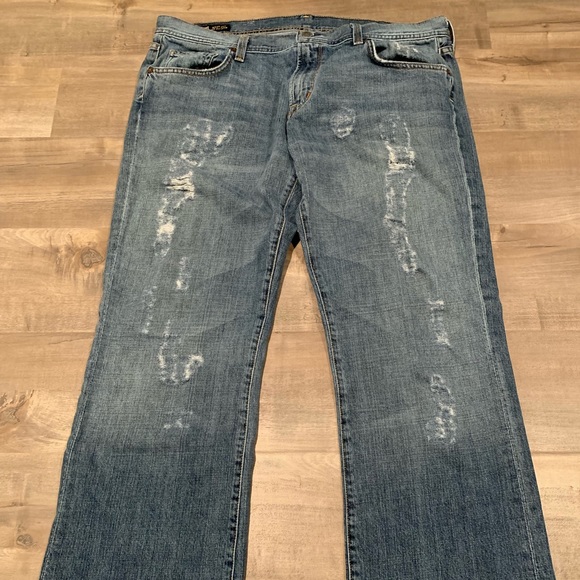 Men’s Citizens Jagger 609 Boot Cut Blue Jeans - Picture 1 of 8